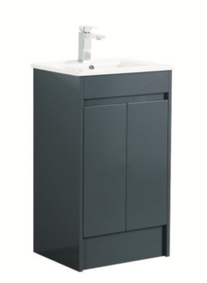 KDK 500mm Floor Standing Unit 100% Waterproof Pvc Dark Grey